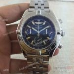 Clone Breitling Chronomat B01 SS Black Face Fashion Watches